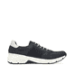 Blaue Rieker Damen Sneaker Low 48135-14 mit Reißverschluss sowie Komfortweite G. Schuh Innenseite.