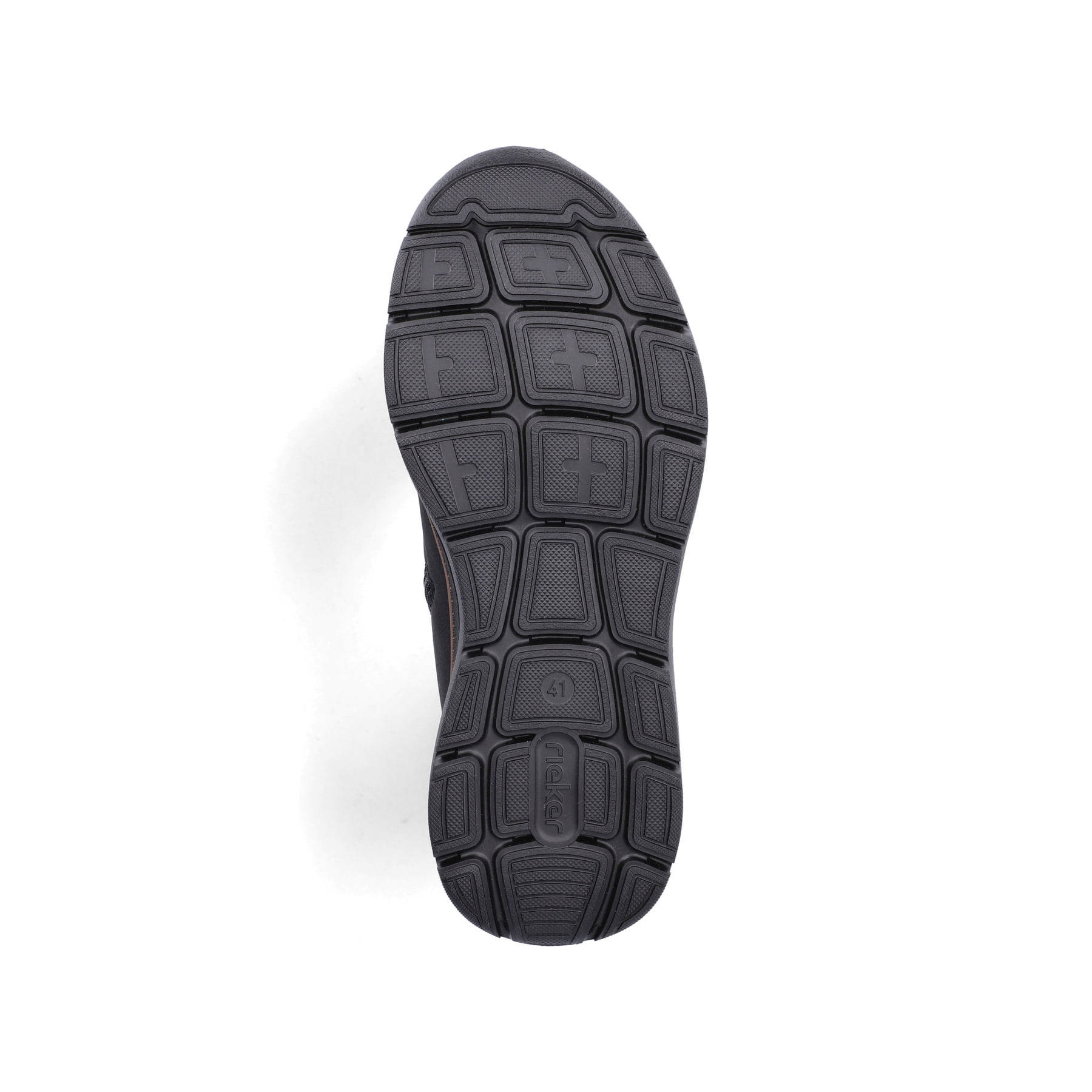 Schwarze Rieker Herren Schnürstiefel B1824-00 mit wasserabweisender TEX-Membran. Schuh Laufsohle.