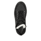 
Asphaltschwarze Rieker Herren Schnürstiefel F5410-00 mit Flip-Grip Sohle mit Spikes. Schuh von oben