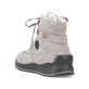 
Mondgraue Rieker Damen Schnürstiefel 51544-64 mit einer schockabsorbierenden Sohle. Schuh von hinten