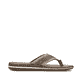 Graue Rieker Herren Zehentrenner 21095-42 mit der Komfortweite G. Schuh Innenseite.