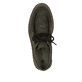 Grüne Rieker Herren Schnürschuhe 04502-54 mit der Extraweite H. Schuh von oben.