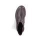 Dunkelbraune Rieker Damen Chelsea Boots 72660-25 mit einem Reißverschluss. Schuh von oben.