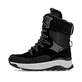 Schwarze Rieker Damen Schnürstiefel W0066-00 mit wasserabweisender TEX-Membran. Schuh Außenseite.