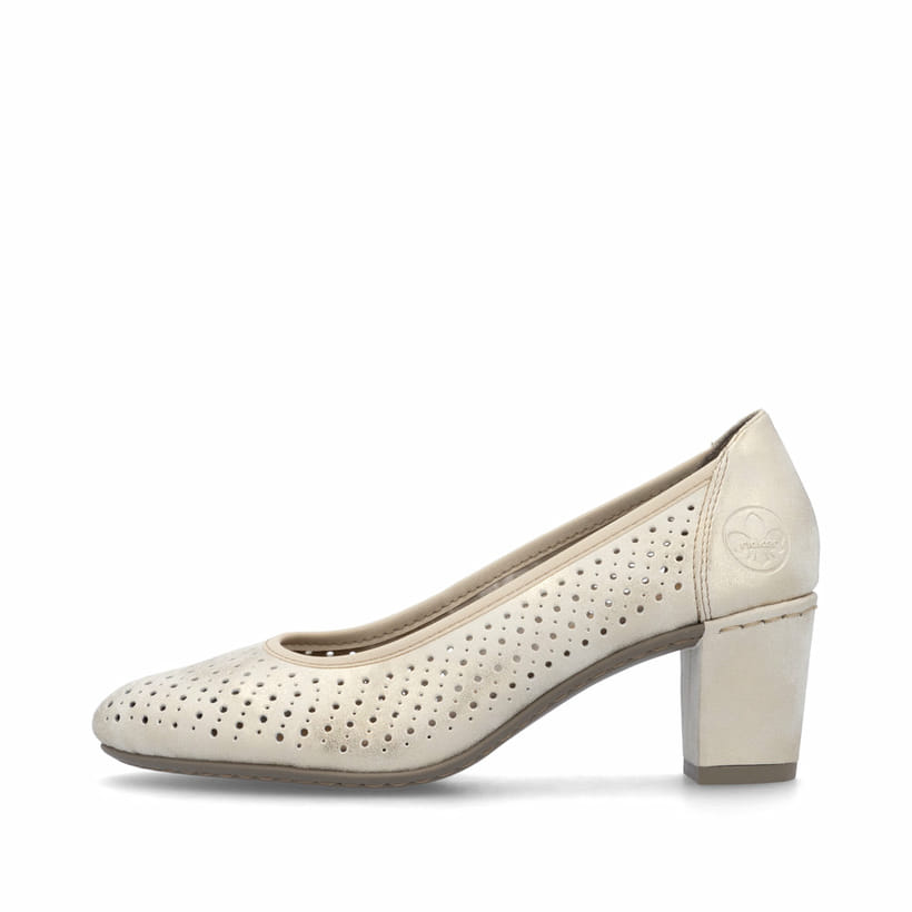 Rieker 47060 slingpumps voor dames, groen, 41 EU