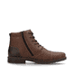 Schokobraune Rieker Herren Schnürstiefel 33200-27 mit Schnürung und Reißverschluss. Schuh Innenseite