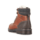 
Karamellbraune Rieker Herren Schnürstiefel 32040-25 mit einer robusten Profilsohle. Schuh von hinten