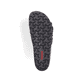 Schwarze Rieker Damen Pantoletten 69880-00 mit Schnalle sowie leichter Sohle. Schuh Laufsohle.