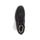
Tiefschwarze Rieker Herren Schnürstiefel 33640-01 mit einer robusten Profilsohle. Schuh von oben