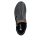 Schwarze Rieker Damen Kurzstiefel Z0059-00 mit wasserabweisender TEX-Membran. Schuh von oben.