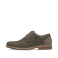 Grüne Rieker Herren Schnürschuhe 16504-54 mit der Extraweite H. Schuh Außenseite.