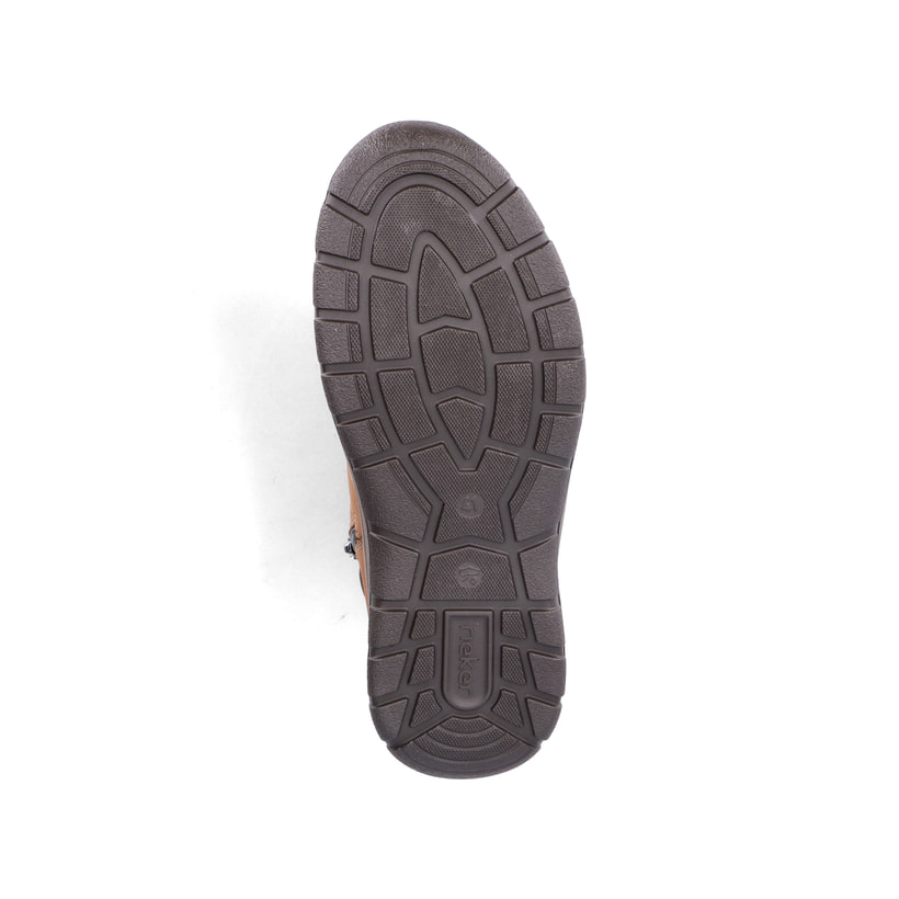 Braune Rieker Herren Schnürstiefel 03610-22 mit wasserabweisender TEX-Membran. Schuh Laufsohle.