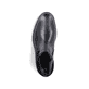 Schwarze Rieker Herren Chelsea Boots F2750-00 aus Glattleder mit Reißverschluss. Schuh von oben.