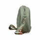 Rieker Handtasche H1500-52 in Grün mit Reißverschluss und abnehmbarem sowie verstellbarem Schulterriemen. Linksseitig.