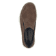 Braune Rieker Herren Slipper 16952-24 mit einem Gummizug sowie der Extraweite H. Schuh von oben.