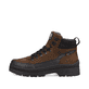 Braune Rieker Herren Schnürstiefel U0260-25 mit wasserabweisender TEX-Membran. Schuh Außenseite.