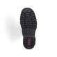 
Glanzschwarze Rieker Damen Kurzstiefel Y9380-00 mit einer leichten Profilsohle. Schuh Laufsohle