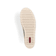 Grüne Rieker Damen Slipper N1963-52, Barfußschuhe in Löcheroptik mit Gummizug. Schuh Laufsohle.