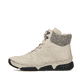 Erdbeerrote Rieker Damen Slipper 45951-33 mit einer schockabsorbierenden Sohle. Schuh Innenseite