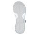 Blaue vegane Rieker Damen Trekkingsandalen W3152-10 mit einem Klettverschluss. Schuh Laufsohle.