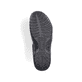 Schwarze vegane Rieker Damen Trekkingsandalen 64870-00 mit einem Klettverschluss. Schuh Laufsohle.