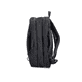 Sac pour ordinateur portable Rieker H5200-02 noir avec fermeture éclair, compartiment rembourré pour ordinateur portable et bretelles amovibles. Côté gauche.