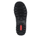Dunkelgraue Rieker Damen Schnürstiefel Z7218-45 aus Rauleder. Schuh Laufsohle.