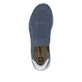 Chaussons Rieker bleus pour femme M5072-10 avec bande élastique. Chaussure vue de dessus.