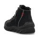 Graue Rieker Damen Schnürstiefel 55031-45 mit einer schockabsorbierenden Sohle. Schuh Innenseite