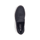 Blaue Rieker Herren Slipper B2350-14 mit Elastikeinsatz sowie Komfortweite G 1/2. Schuh von oben.