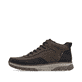 Schwarz-dunkelbraune Rieker Herren Sneaker High B9303-25 aus Rauleder. Schuh Außenseite.