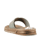 Grüne Rieker Herren Zehentrenner 21280-54 mit der Komfortweite G. Schuh von hinten.