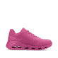 Rosane vegane Rieker Damen Sneaker Low N5202-31 mit einer Schnürung. Schuh Innenseite.