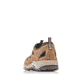 Braune Rieker Herren Slipper 08065-25 mit einem Gummizug sowie Komfortweite G. Schuh von hinten.