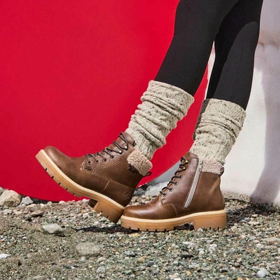 Rieker Femme Bottes à lacets