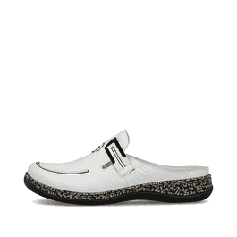 Rieker Dames L0355 Sneakers, wit, 42 EU