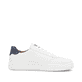 Weiße Rieker Herren Sneaker Low U0708-80 mit einer Schnürung. Schuh Innenseite.