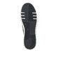 Baskets basses Rieker noires pour femme M7701-00 avec fermeture éclair. Semelle extérieure de la chaussure.