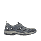 Blaue Rieker Herren Slipper 08075-14 mit Klettverschluss sowie Komfortweite G. Schuh Innenseite.