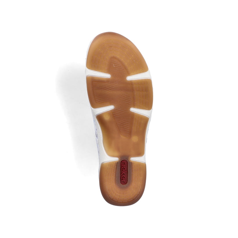 Mehrfarbige Rieker Damen Schnürschuhe 55920-90 mit modernen Ziernähten. Schuh Laufsohle.