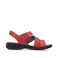 Rote Rieker Damen Riemchensandalen 64573-33 aus Glattleder. Schuh Innenseite.