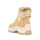 Granitgraue Rieker Damen Schnürstiefel X9335-45 mit Schnürung und Reißverschluss. Schuh Innenseite