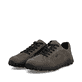 Dunkelgraue Rieker Herren Schnürschuhe 08101-45 aus Rauleder. Schuhpaar seitlich schräg.