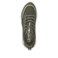 Grüne Rieker Sport Damen Sneaker Low W4501-54. Schuh von oben.