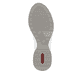 Weiße Rieker Damen Sneaker Low N4322-80 mit Reißverschluss sowie Komfortweite G. Schuh Laufsohle.