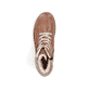 
Nussbraune Rieker Damen Schnürstiefel Y7428-22 mit einer robusten Profilsohle. Schuh von oben