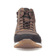 
Nussbraune Rieker Herren Schnürstiefel B2044-25 mit einer robusten Profilsohle. Schuh von vorne.
