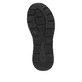 Schwarze Rieker Herren Sneaker Low 09100-00 mit einer Gummischnürung. Schuh Laufsohle.