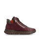 Rote Rieker Damen Schnürstiefel N1305-35 aus Glattleder. Schuh Innenseite.