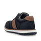 Blaue Rieker Herren Schnürschuhe 04400-14 mit der Komfortweite G 1/2. Schuh von hinten.